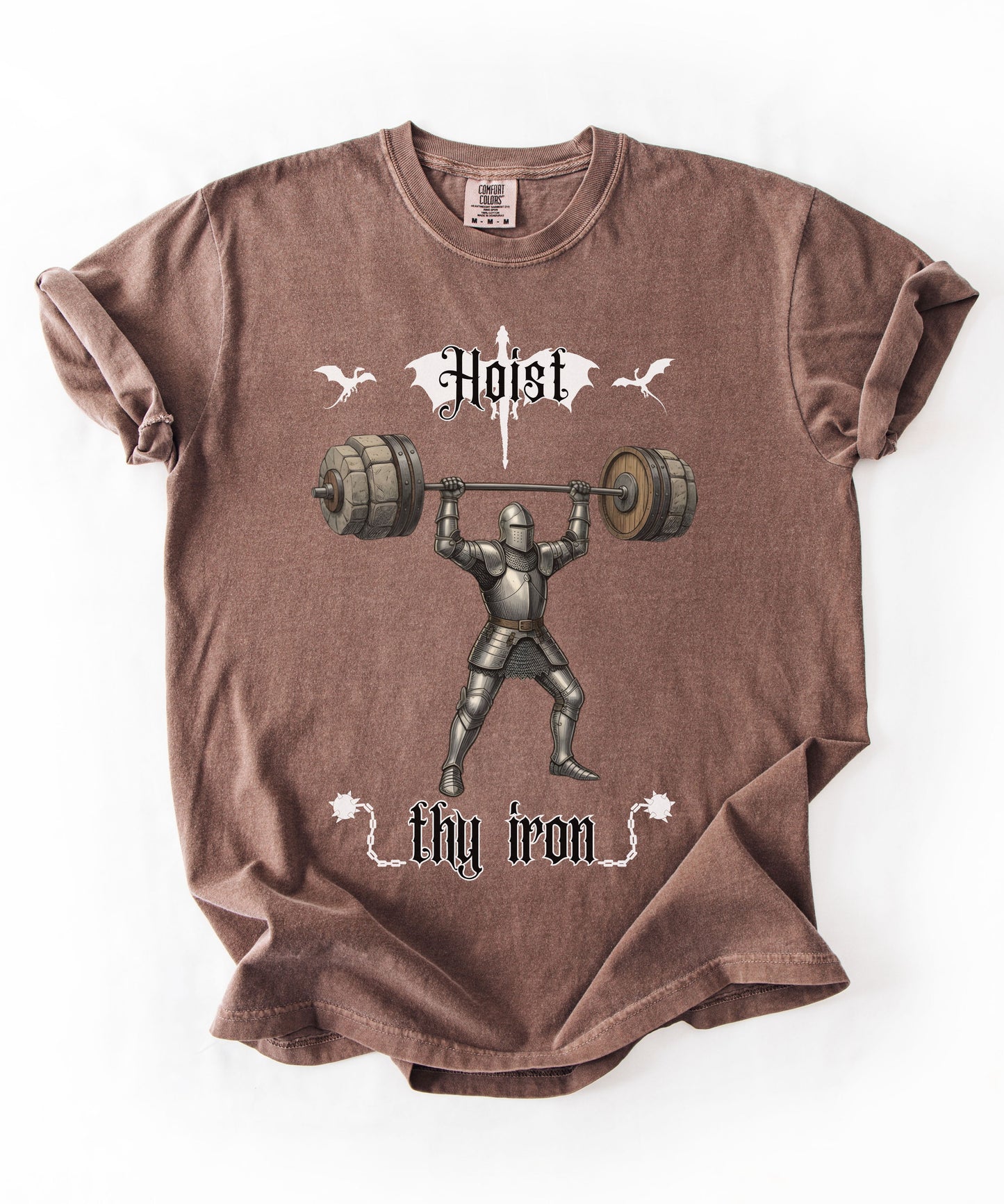 Hoist Thy Iron Medieval Gym shirt