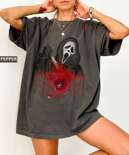 Scream Mask Horror comfort colors T-Shirt