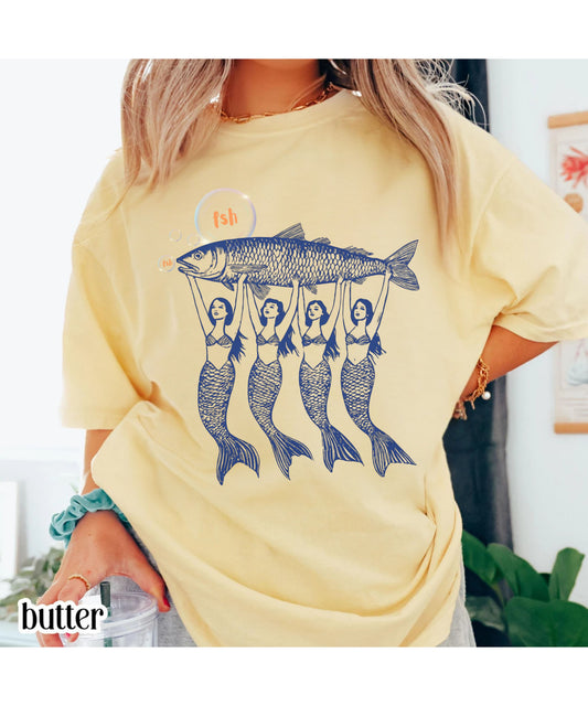 Comfort Colors Mermaid Shirt