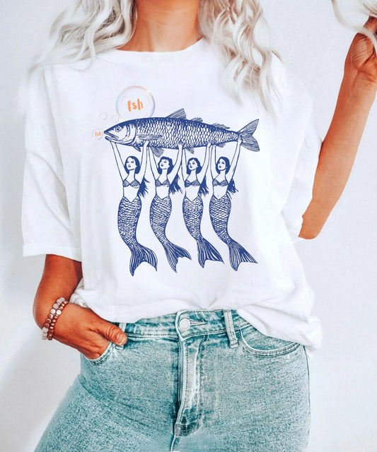 Comfort Colors Mermaid Shirt