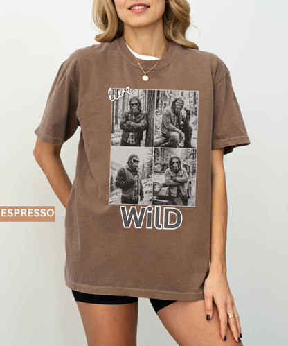 Live Wild Bigfoot Comfort Colors T-Shirt,