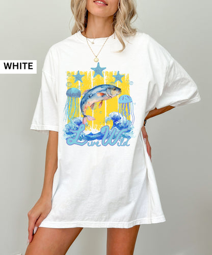 Comfort Colors Live Wild Coastal Summer Tee