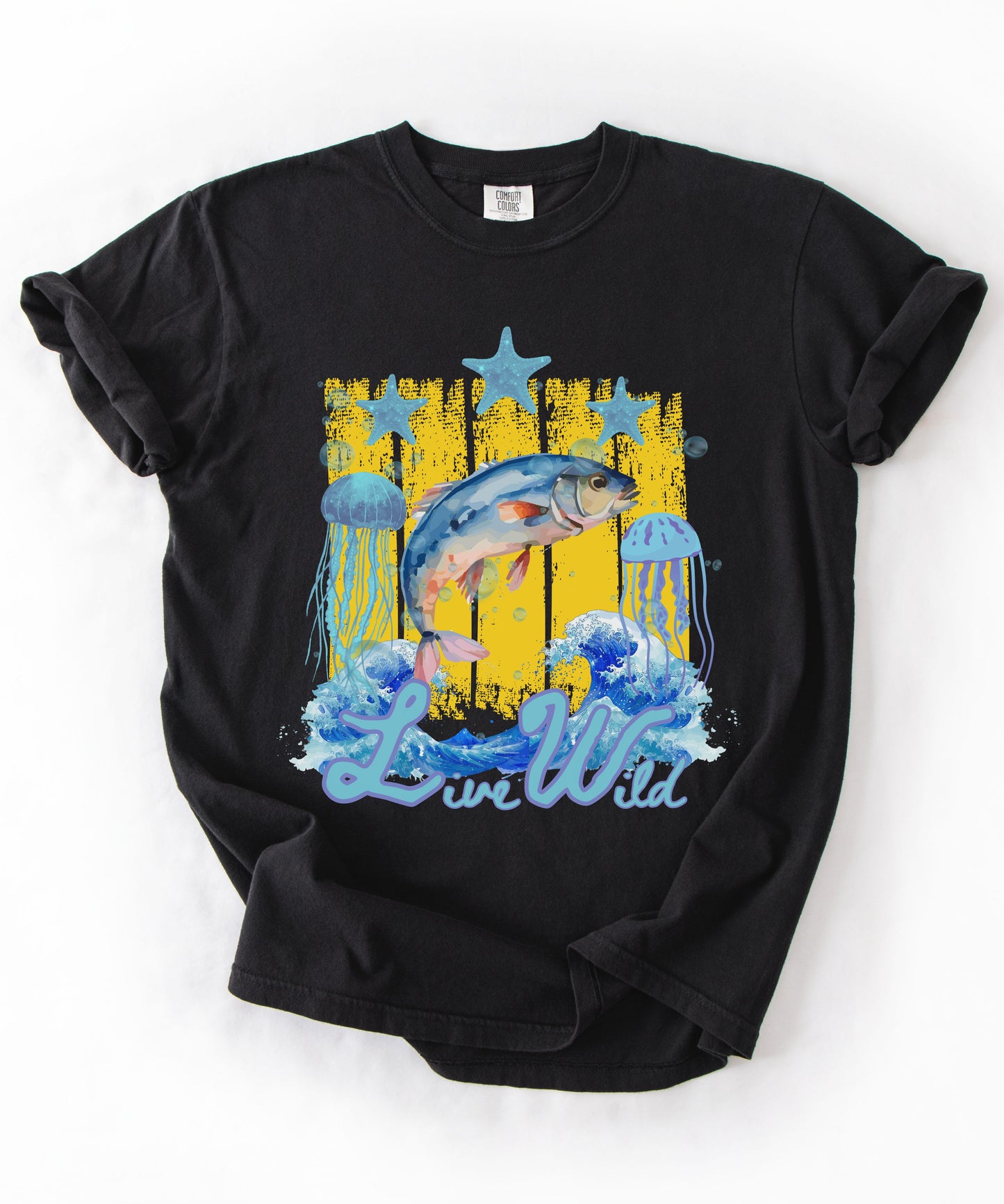 Comfort Colors Live Wild Coastal Summer Tee