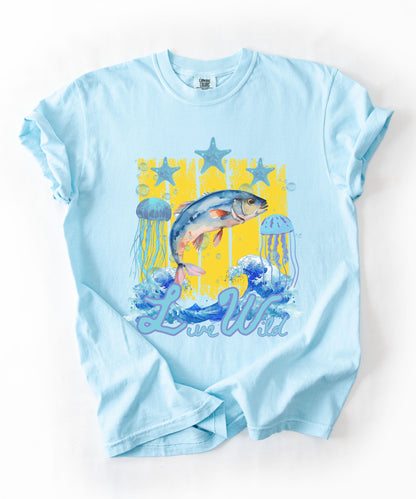 Comfort Colors Live Wild Coastal Summer Tee