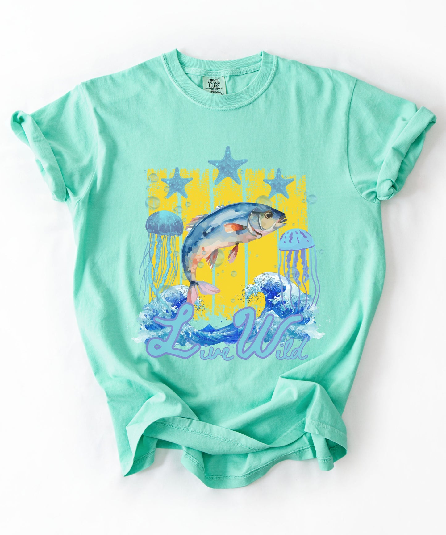 Comfort Colors Live Wild Coastal Summer Tee