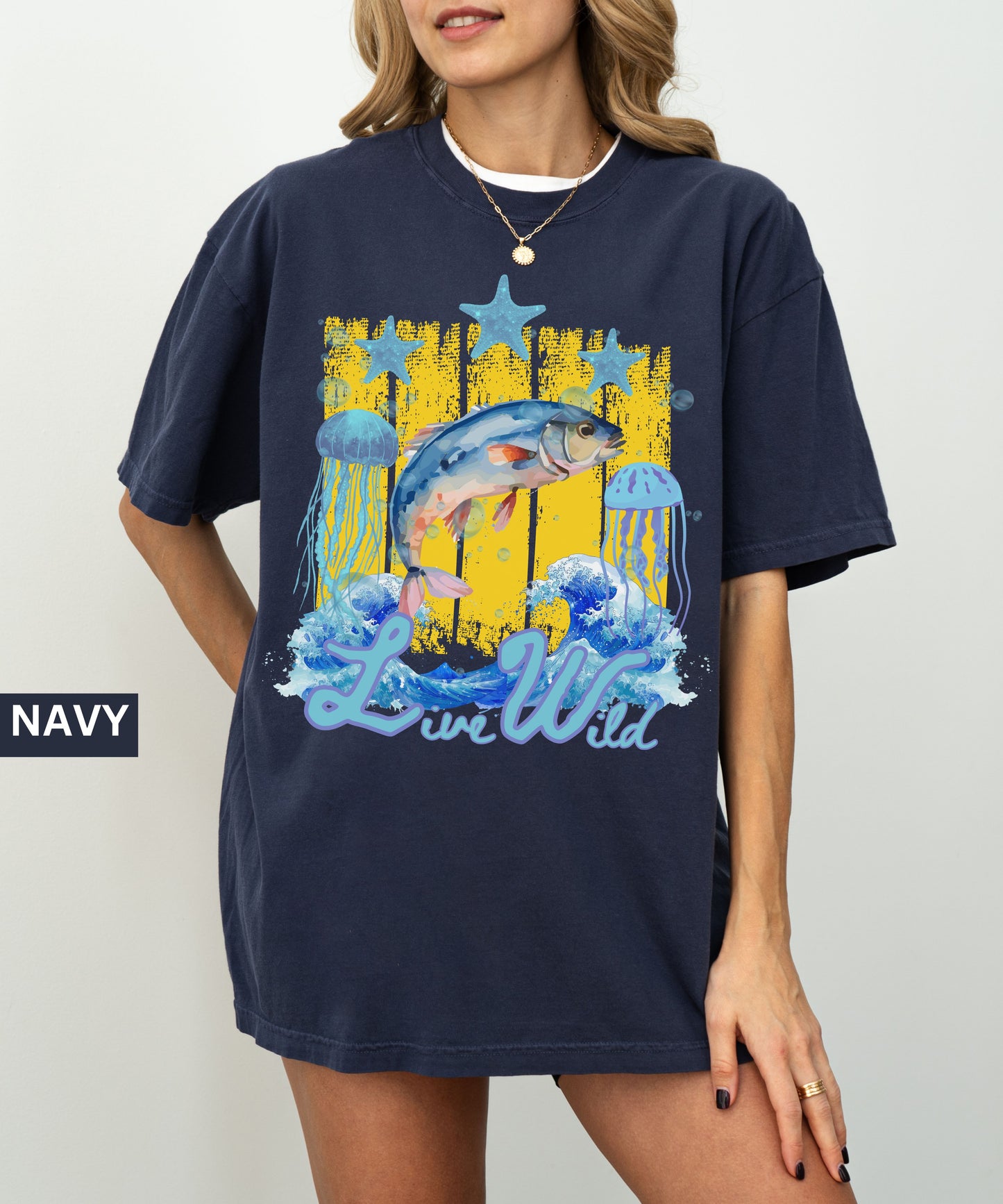 Comfort Colors Live Wild Coastal Summer Tee