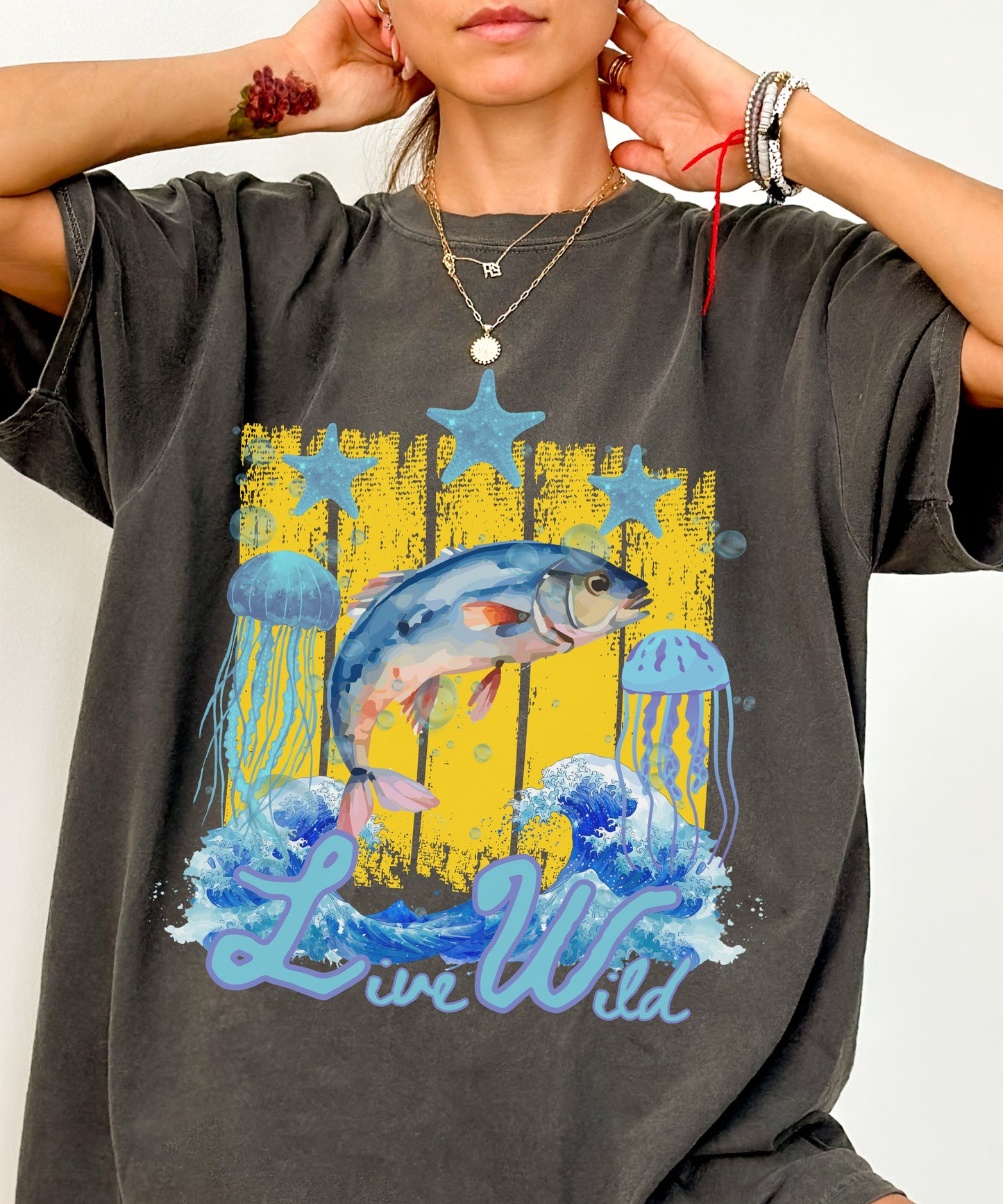 Comfort Colors Live Wild Coastal Summer Tee