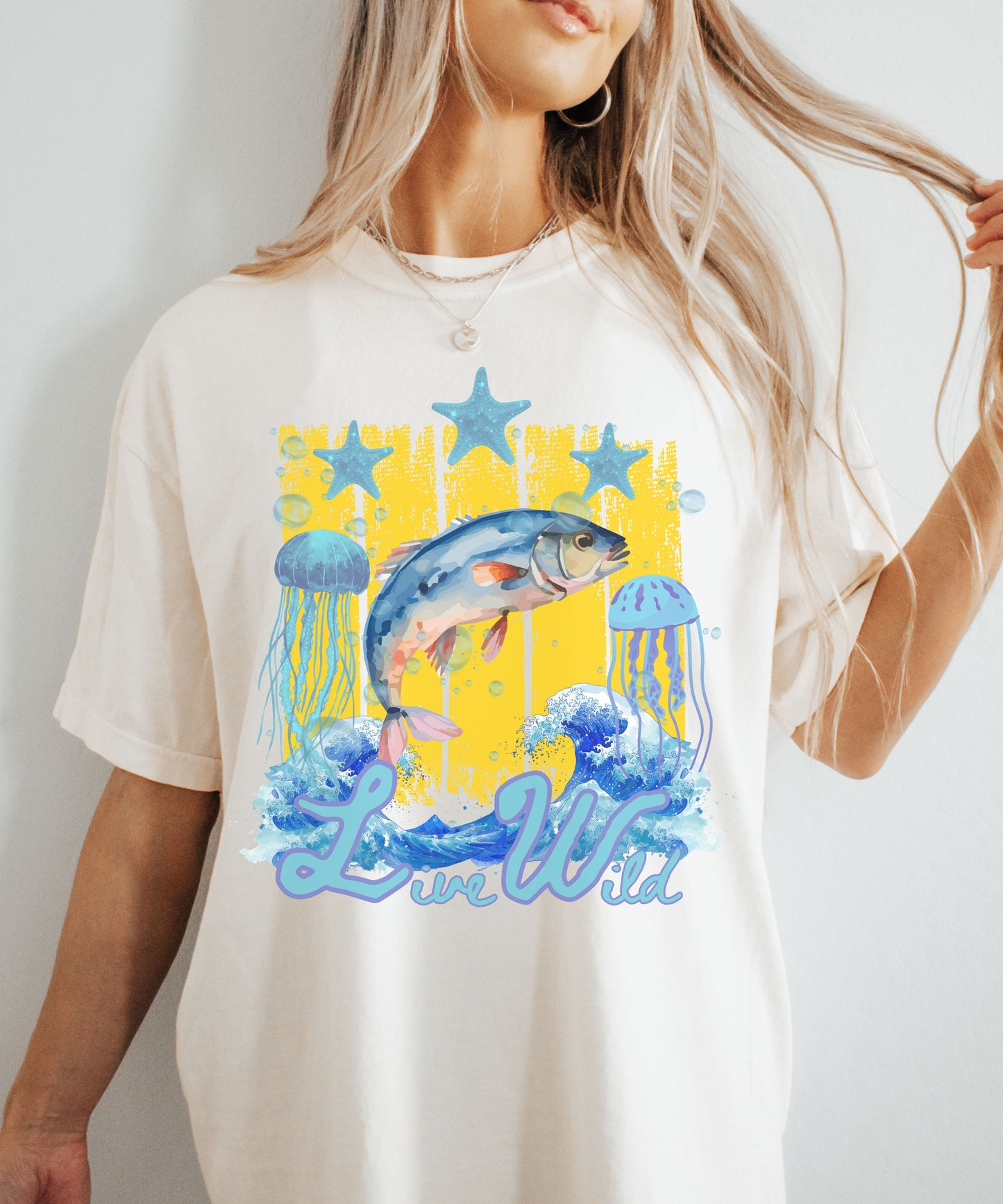 Comfort Colors Live Wild Coastal Summer Tee