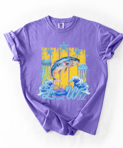 Comfort Colors Live Wild Coastal Summer Tee