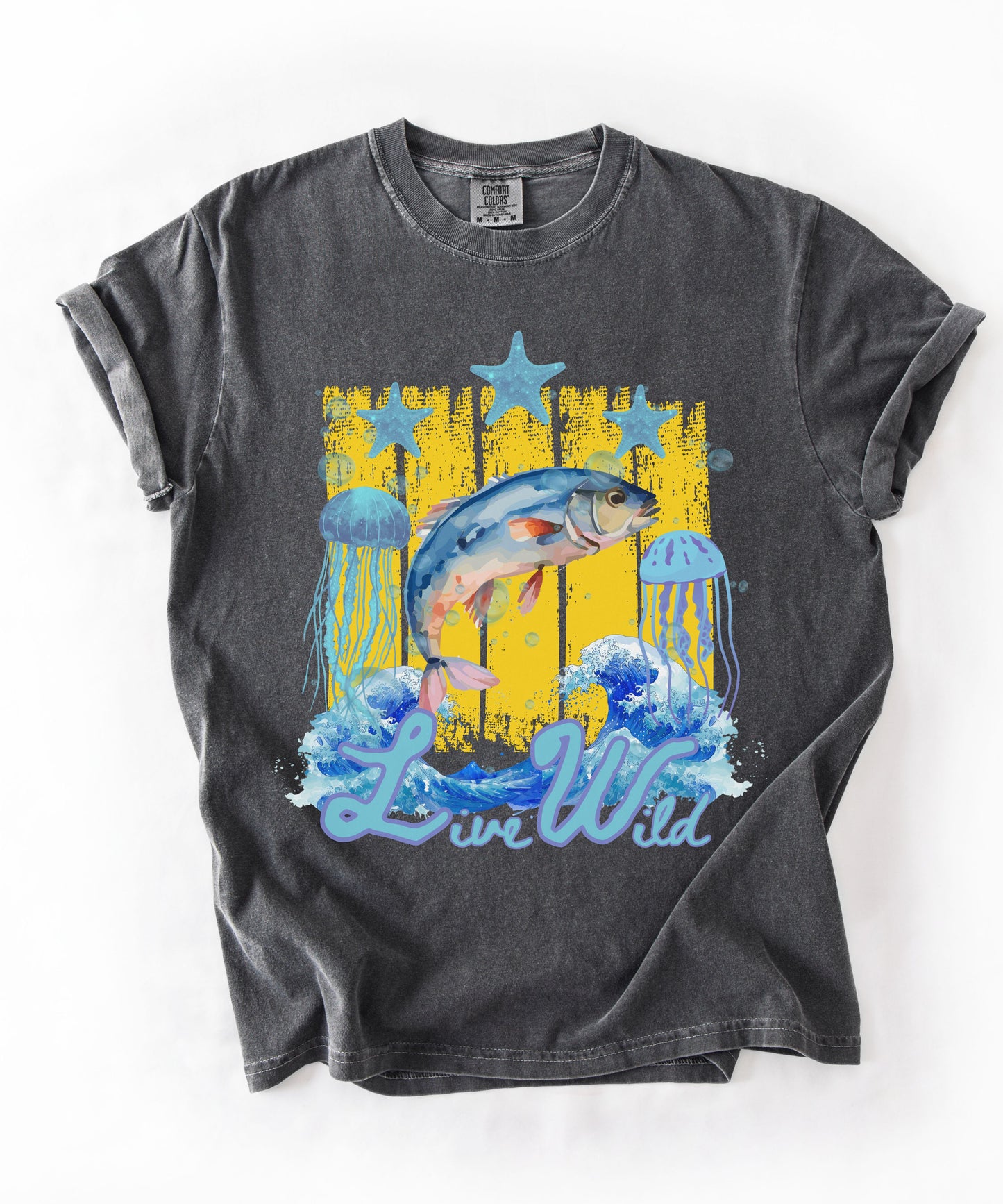 Comfort Colors Live Wild Coastal Summer Tee