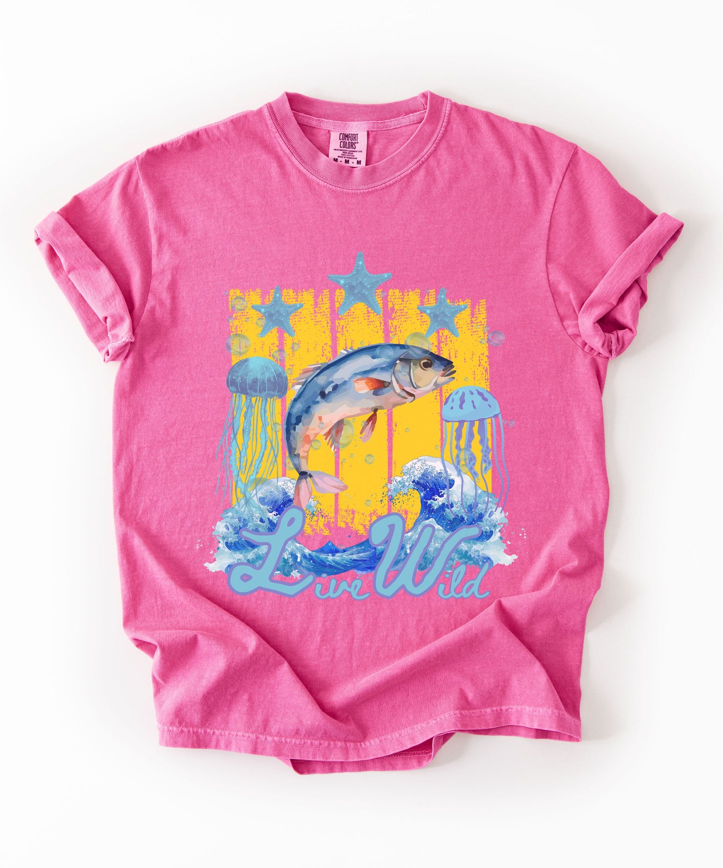 Comfort Colors Live Wild Coastal Summer Tee