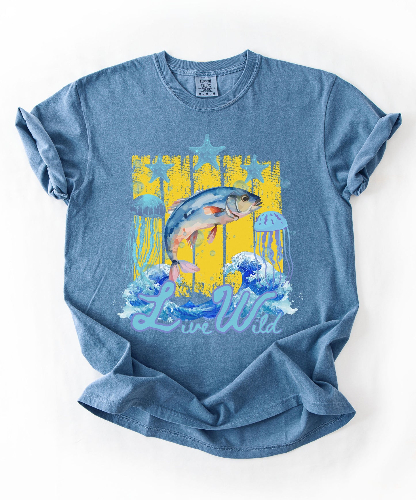 Comfort Colors Live Wild Coastal Summer Tee