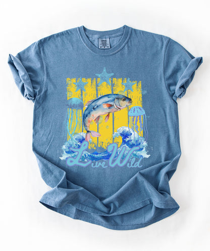 Comfort Colors Live Wild Coastal Summer Tee