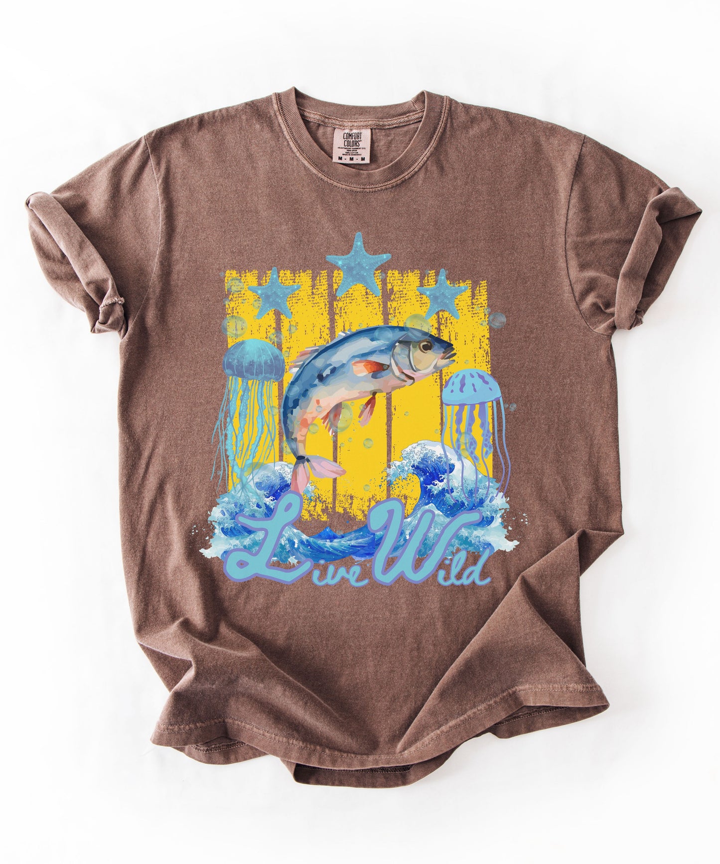 Comfort Colors Live Wild Coastal Summer Tee