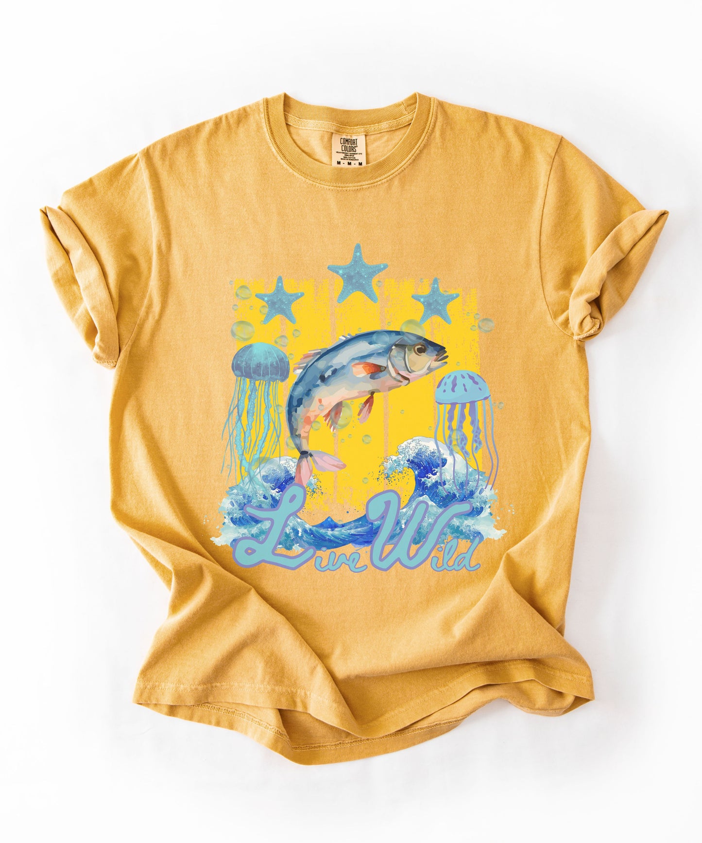 Comfort Colors Live Wild Coastal Summer Tee