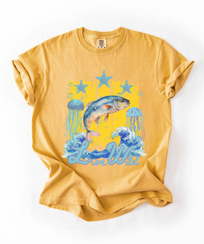 Comfort Colors Live Wild Coastal Summer Tee