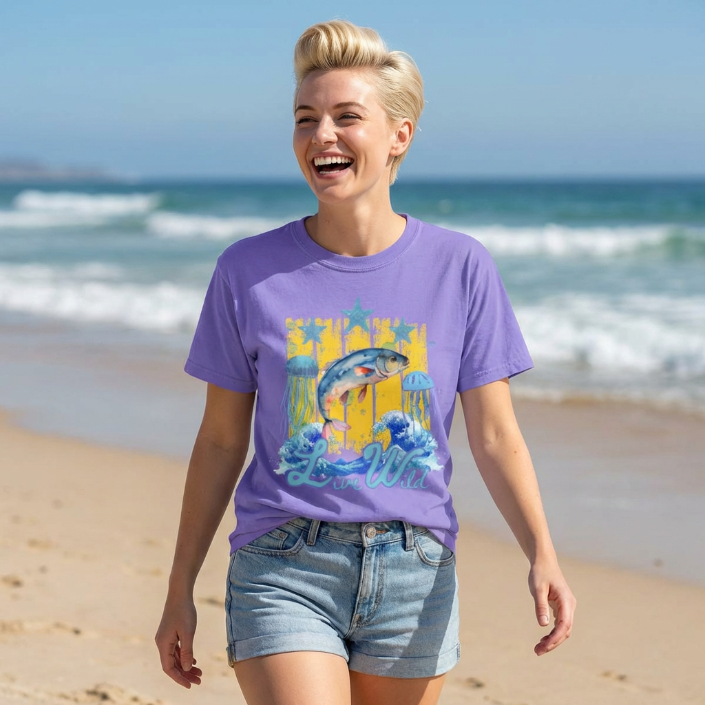 Comfort Colors Live Wild Coastal Summer Tee