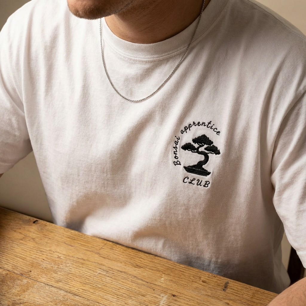 Comfort Colors Bonsai Apprentice Club Embroidered Shirt