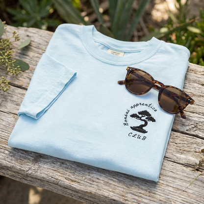 Comfort Colors Bonsai Apprentice Club Embroidered Shirt