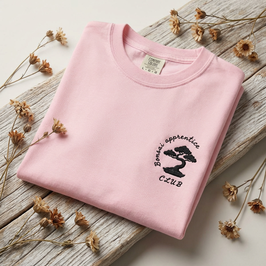 Comfort Colors Bonsai Apprentice Club Embroidered Shirt