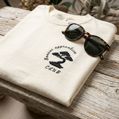 Comfort Colors Bonsai Apprentice Club Embroidered Shirt