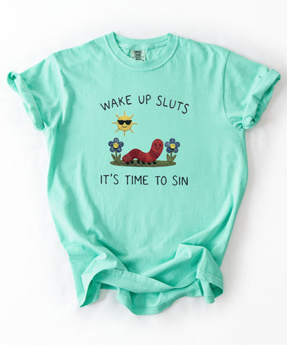 Comfort Colors® Wake Up Funny Meme Shirt