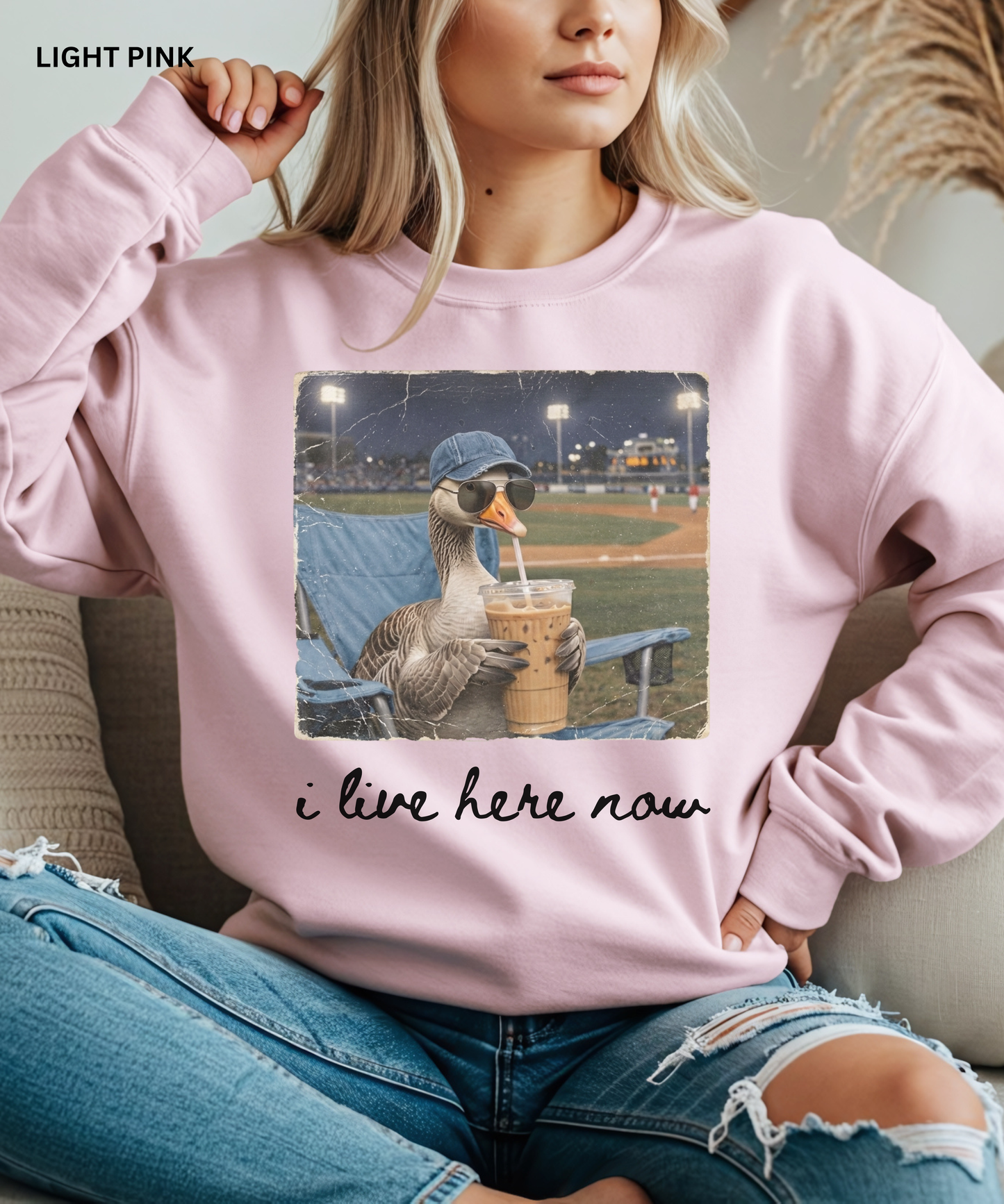Funny Goose Baseball Sweatshirt