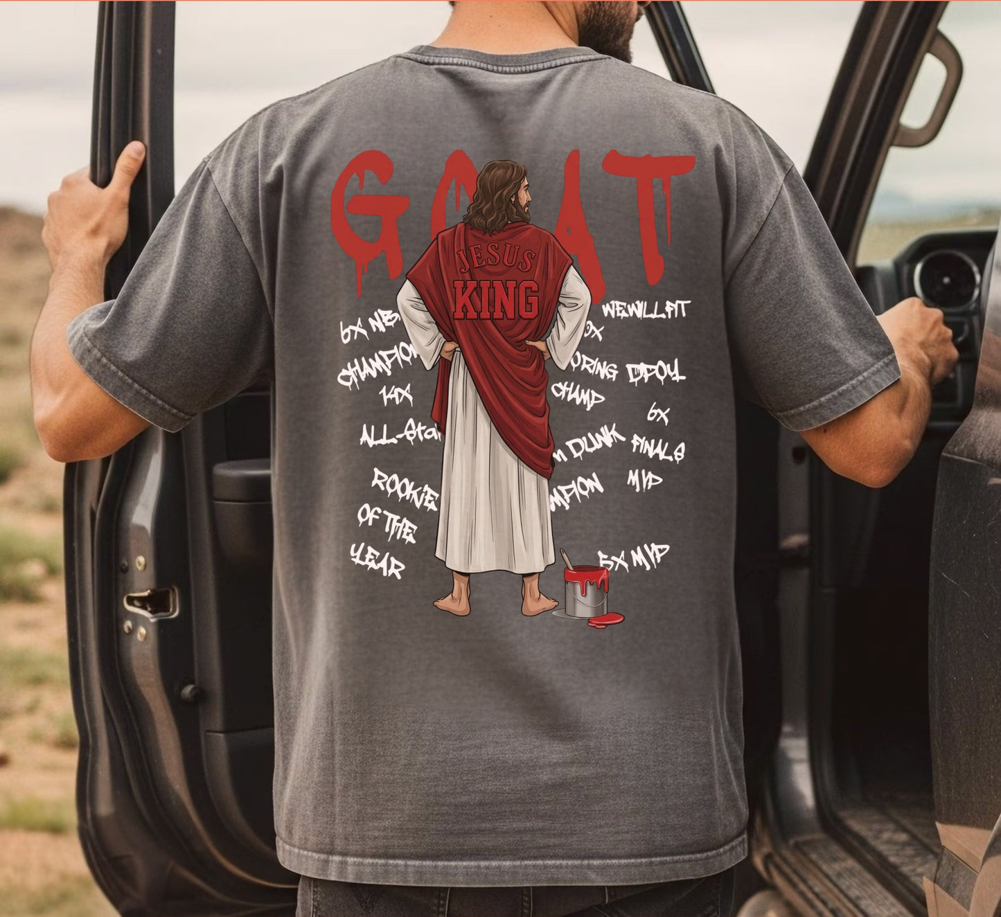GOAT Jesus Comfort Colors T‑Shirt —