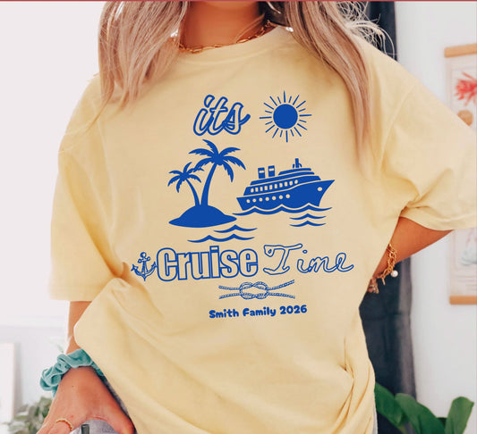 Personalized Cruise Time T-Shirt