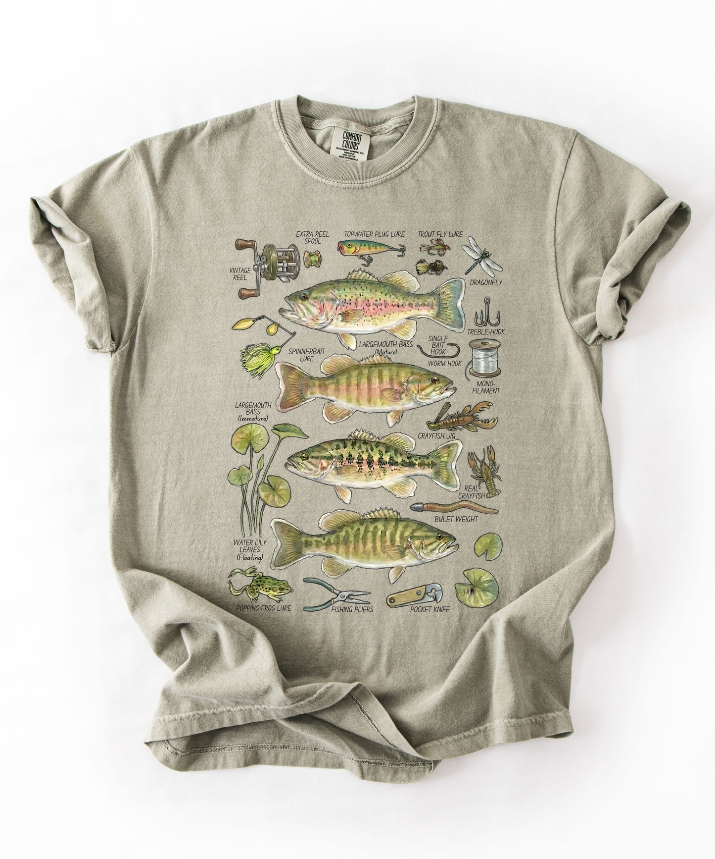 Comfort Colors® Watercolor Fish Shirt