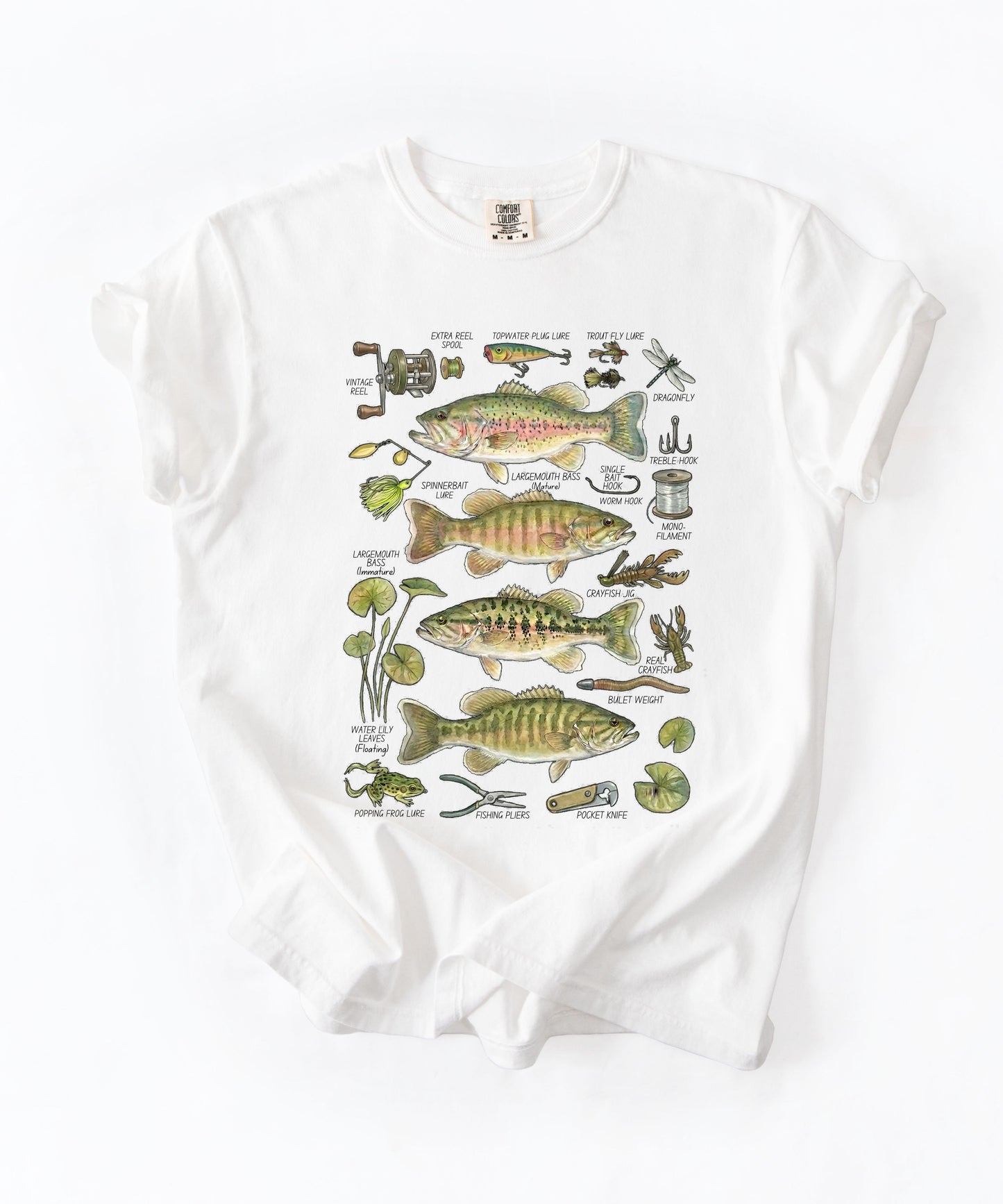 Comfort Colors® Watercolor Fish Shirt