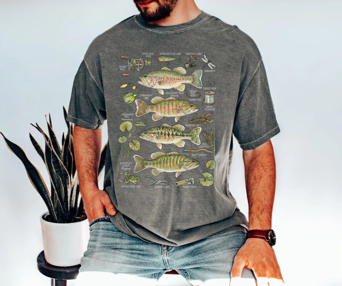 Comfort Colors® Watercolor Fish Shirt