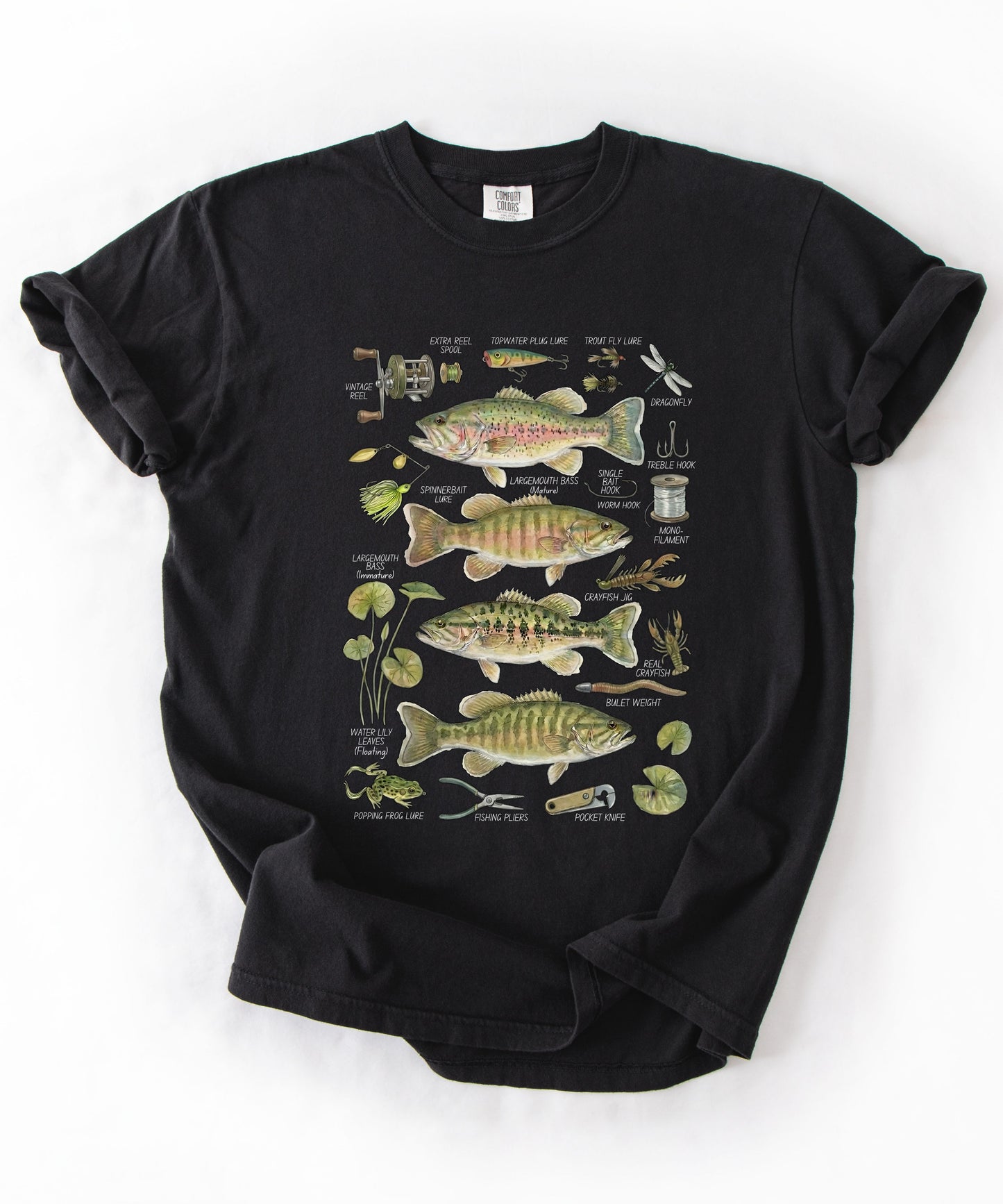 Comfort Colors® Watercolor Fish Shirt