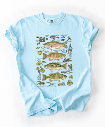 Comfort Colors® Watercolor Fish Shirt