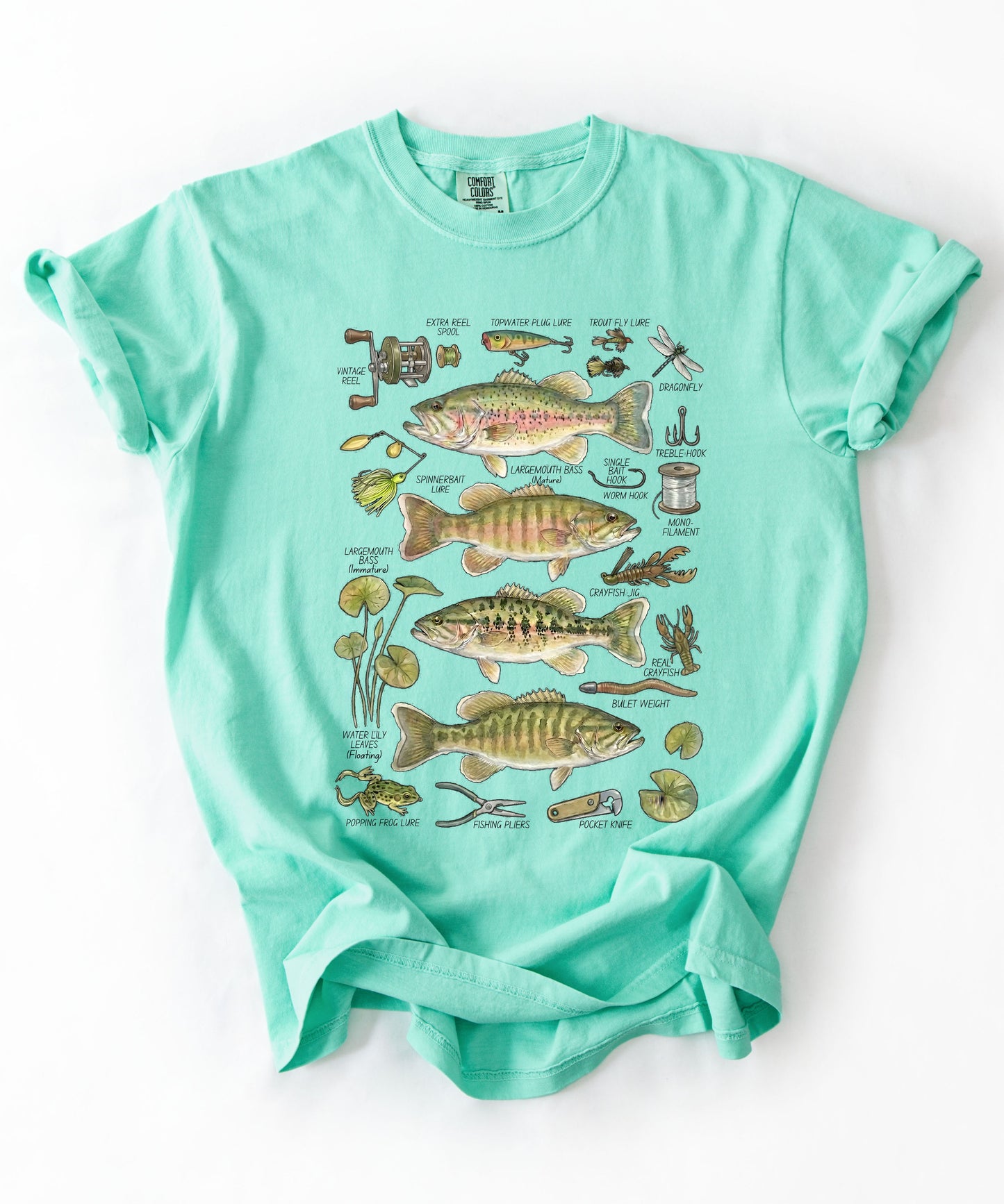 Comfort Colors® Watercolor Fish Shirt