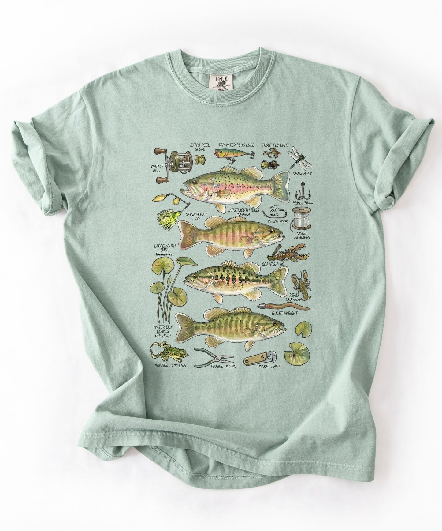 Comfort Colors® Watercolor Fish Shirt
