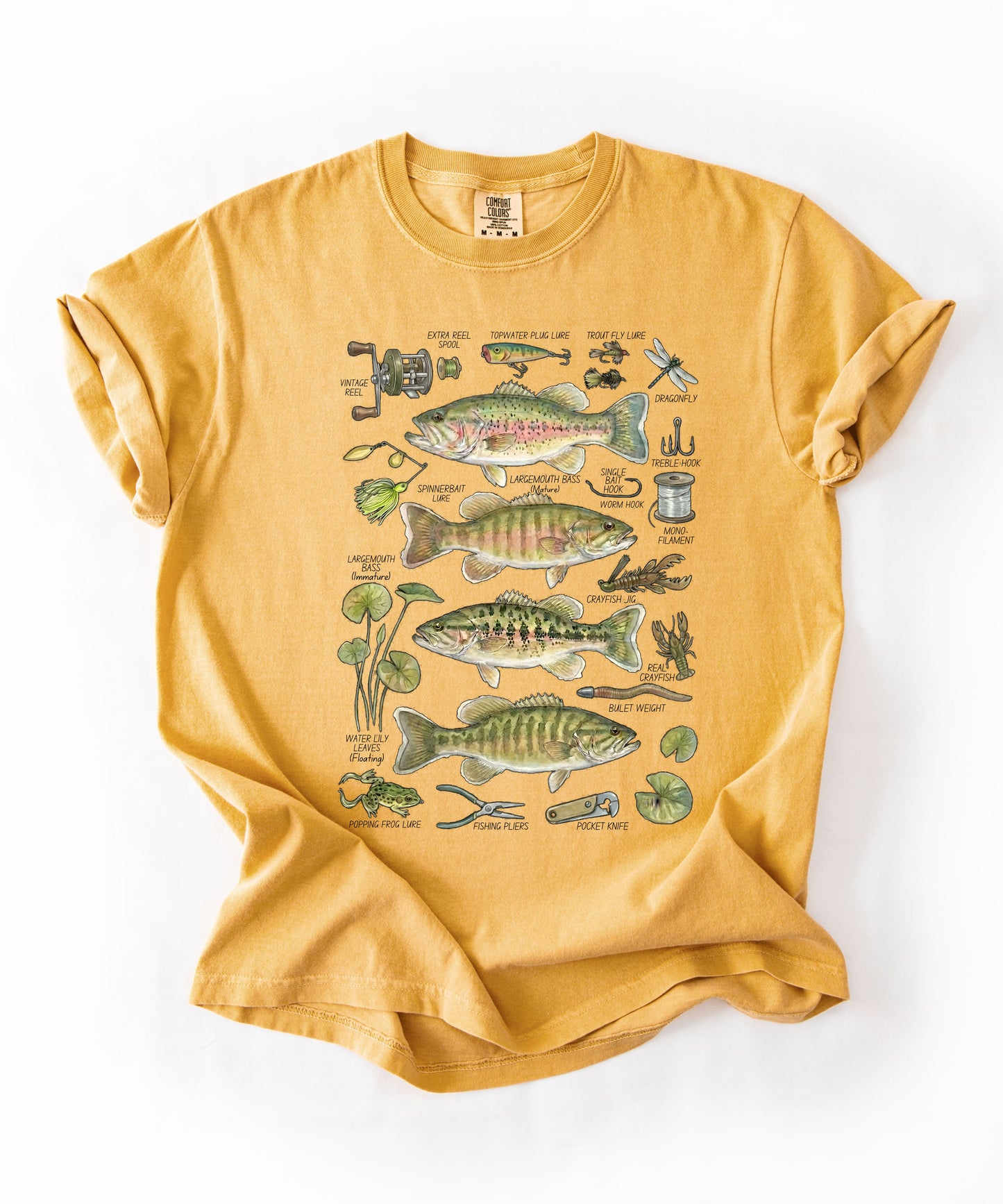 Comfort Colors® Watercolor Fish Shirt