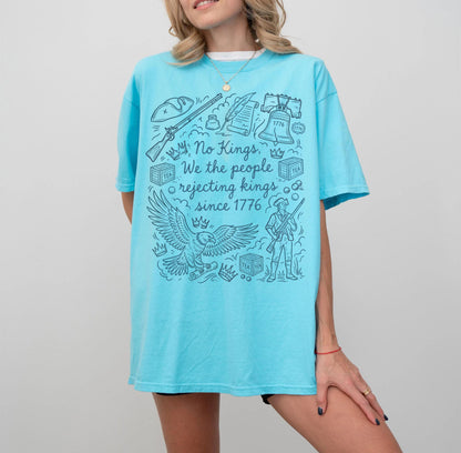 Comfort Colors Patriotic 'No Kings' T-Shirt