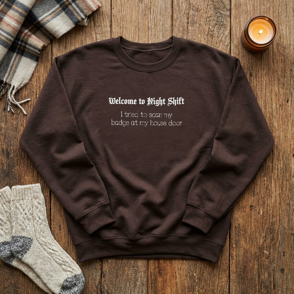 Personalized Nurse Sweatshirt Embroidered