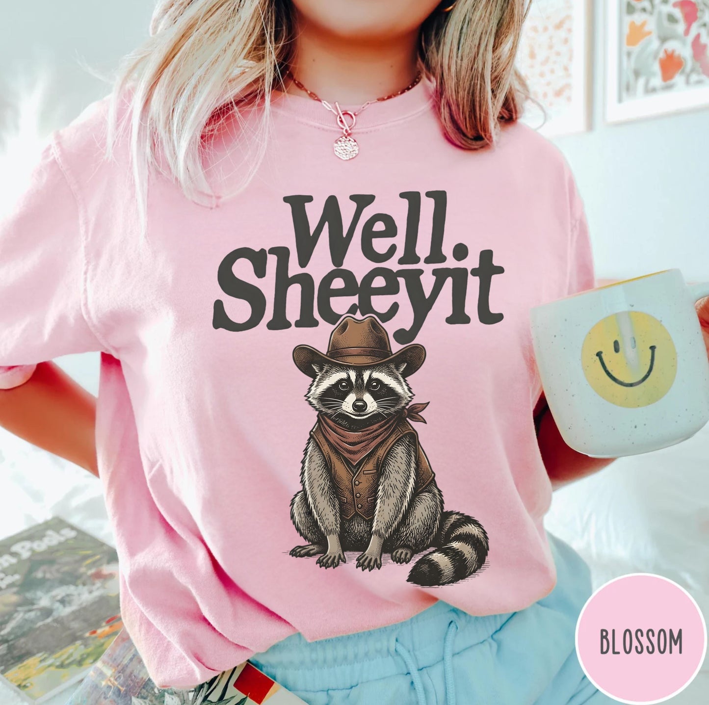 “Well Sheeyit” Western Raccoon Shirt