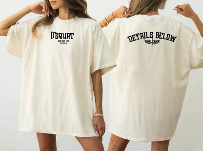 “I Squat See Back for Details” Shirt Comfort colors