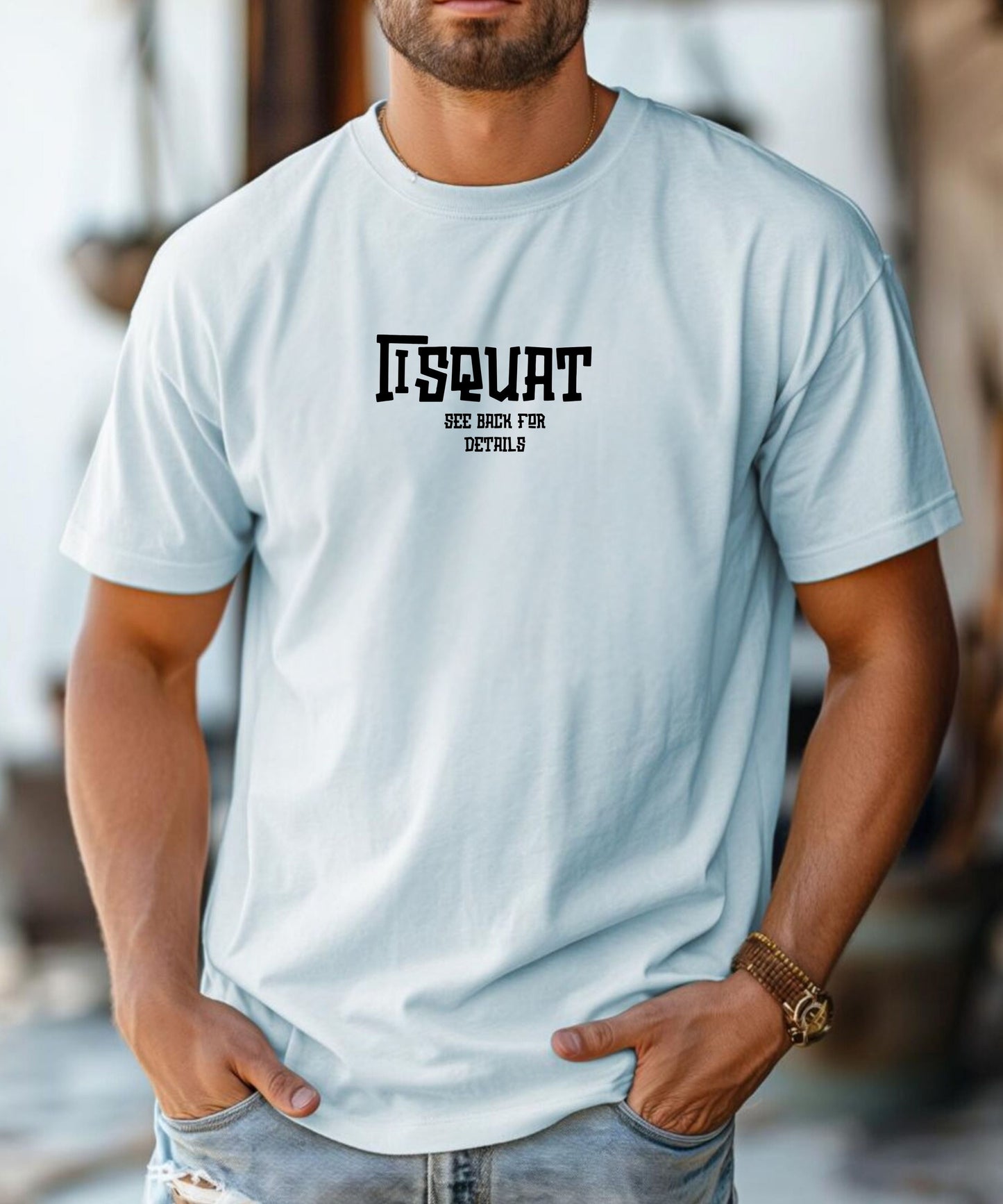 “I Squat See Back for Details” Shirt Comfort colors