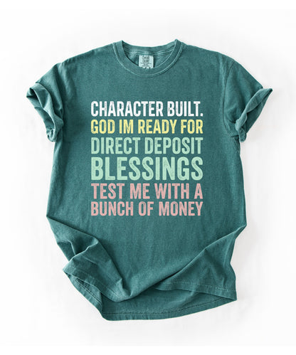 Comfort Colors® Direct Deposit Blessings Shirt