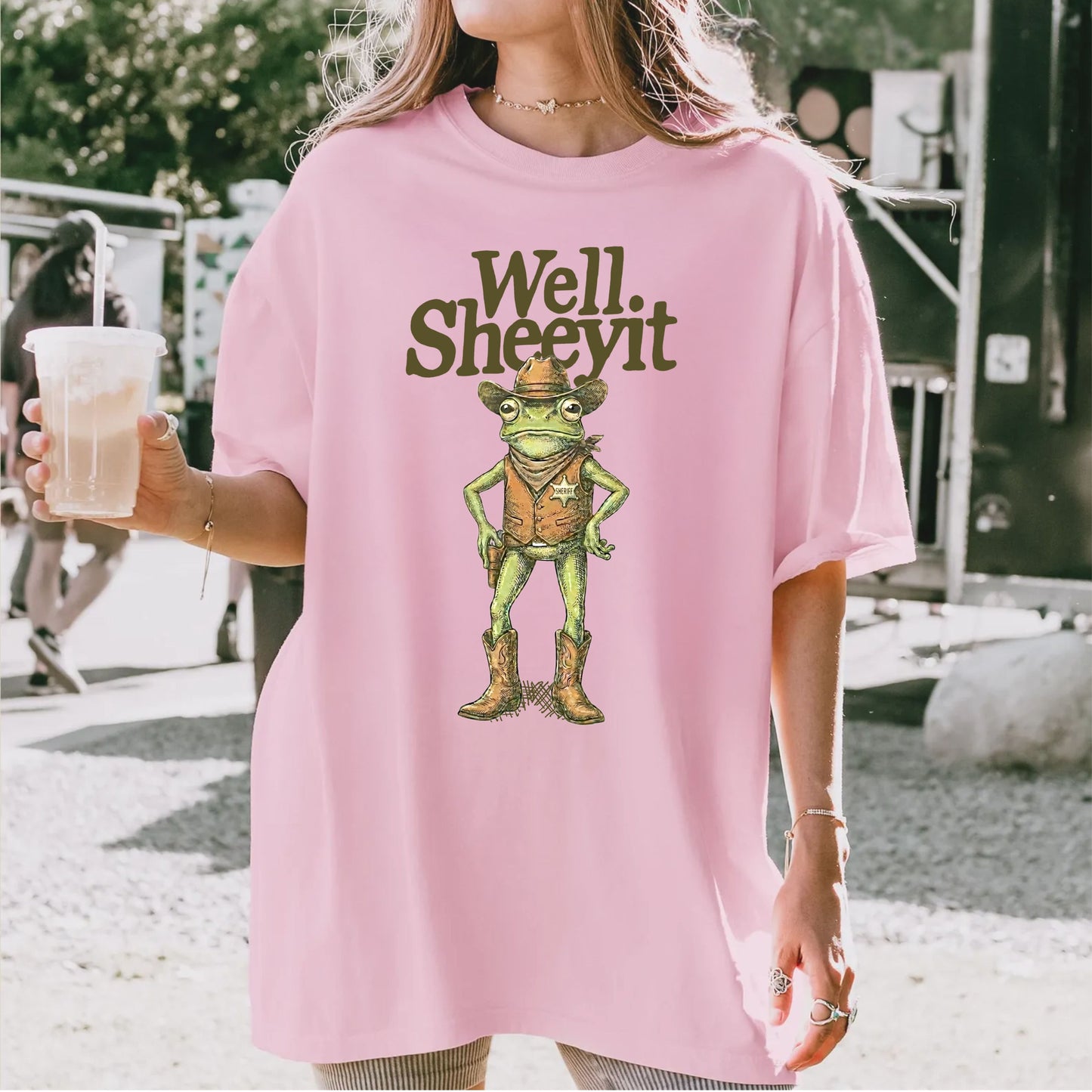 “Well Sheeyit” Cowboy frog Shirt,