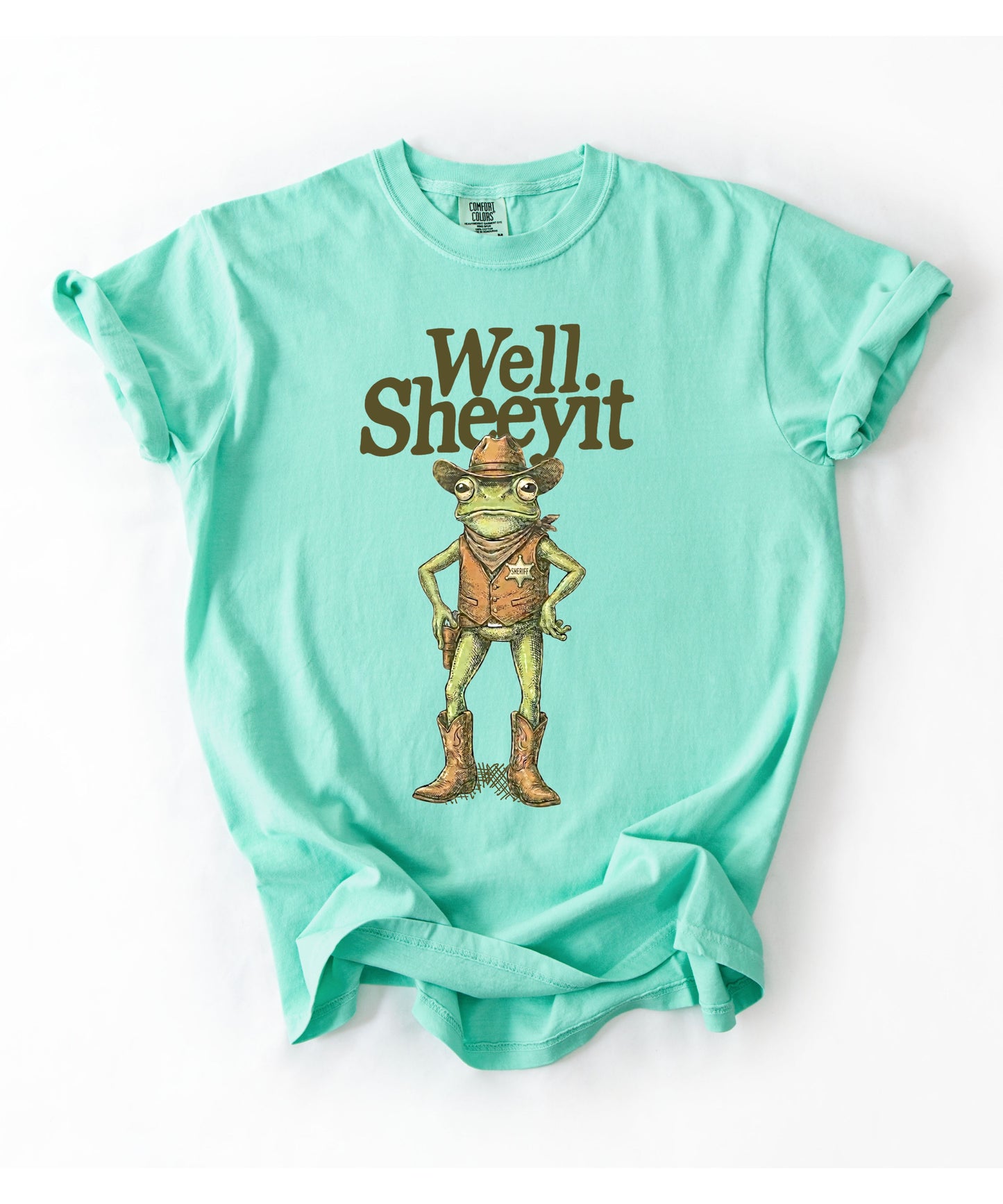 “Well Sheeyit” Cowboy frog Shirt,