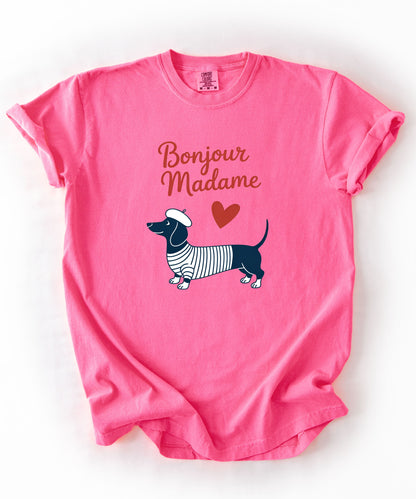 Bonjour Madame Dachshund T-Shirt