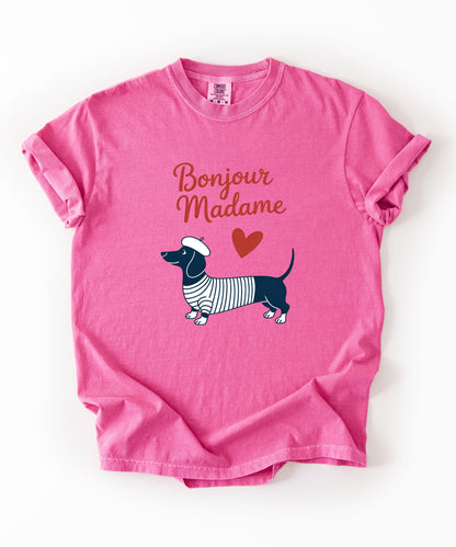 Bonjour Madame Dachshund T-Shirt