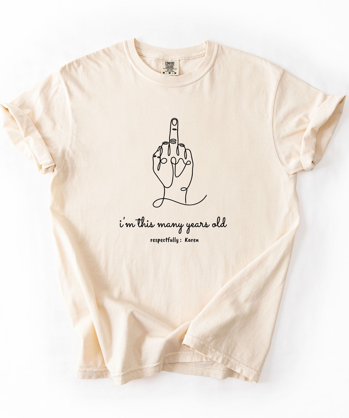 Custom Age Birthday Shirt