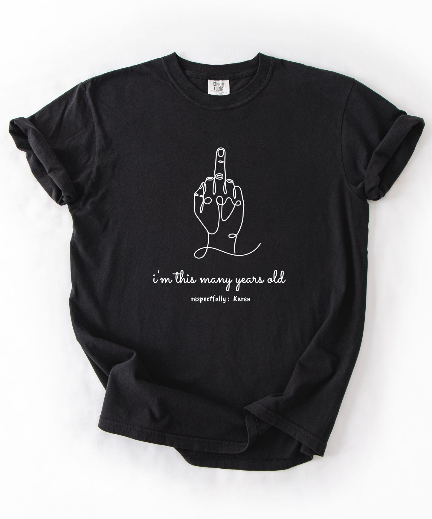 Custom Age Birthday Shirt