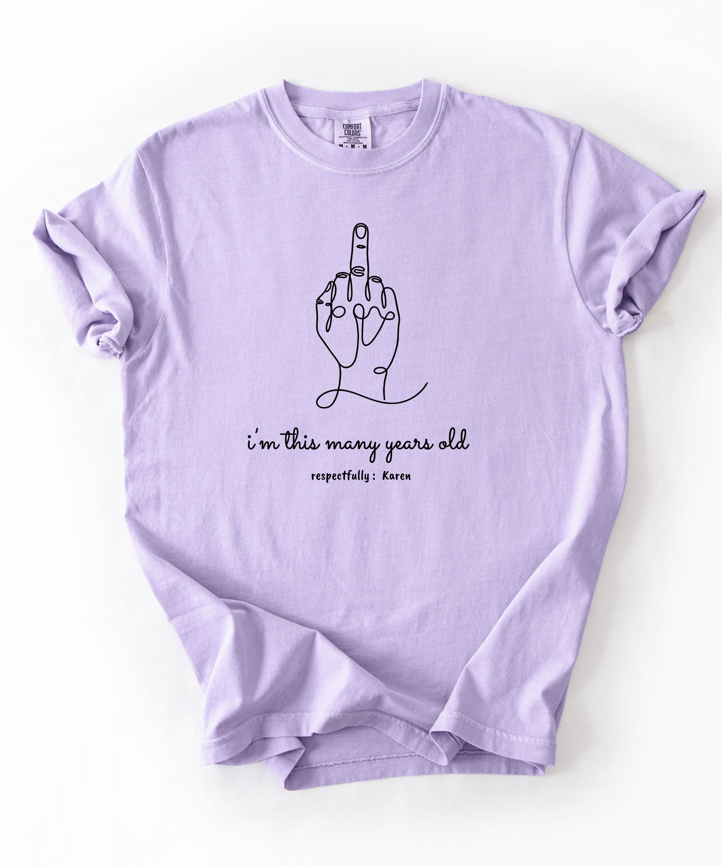 Custom Age Birthday Shirt